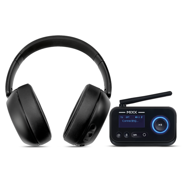 Mixx StreamQ TV Headphones and Audio Transmitter